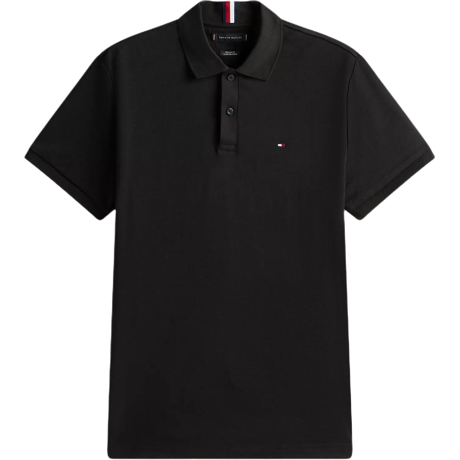 

Tommy Hilfiger Мужская черная поло, Черный, Tommy Hilfiger Мужская черная поло