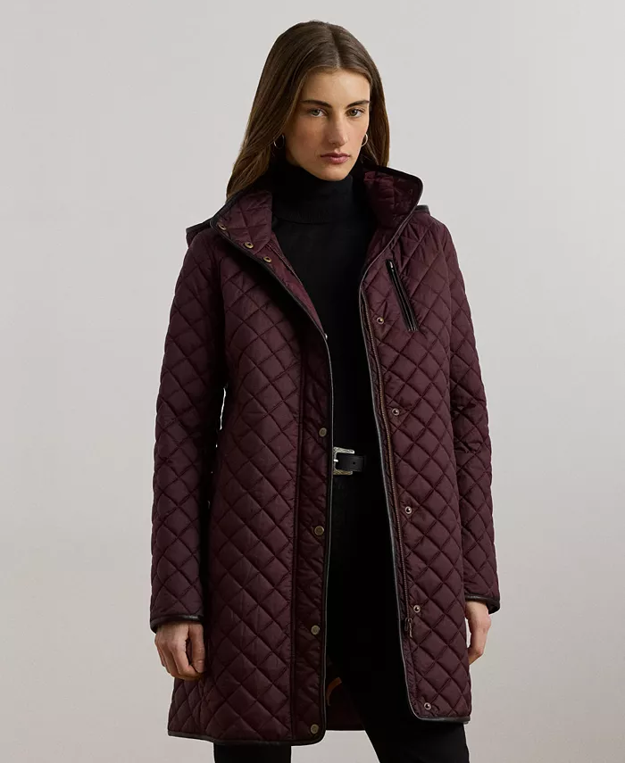 

Женское стеганое пальто с капюшоном, P/XS-XXL Lauren Ralph Lauren