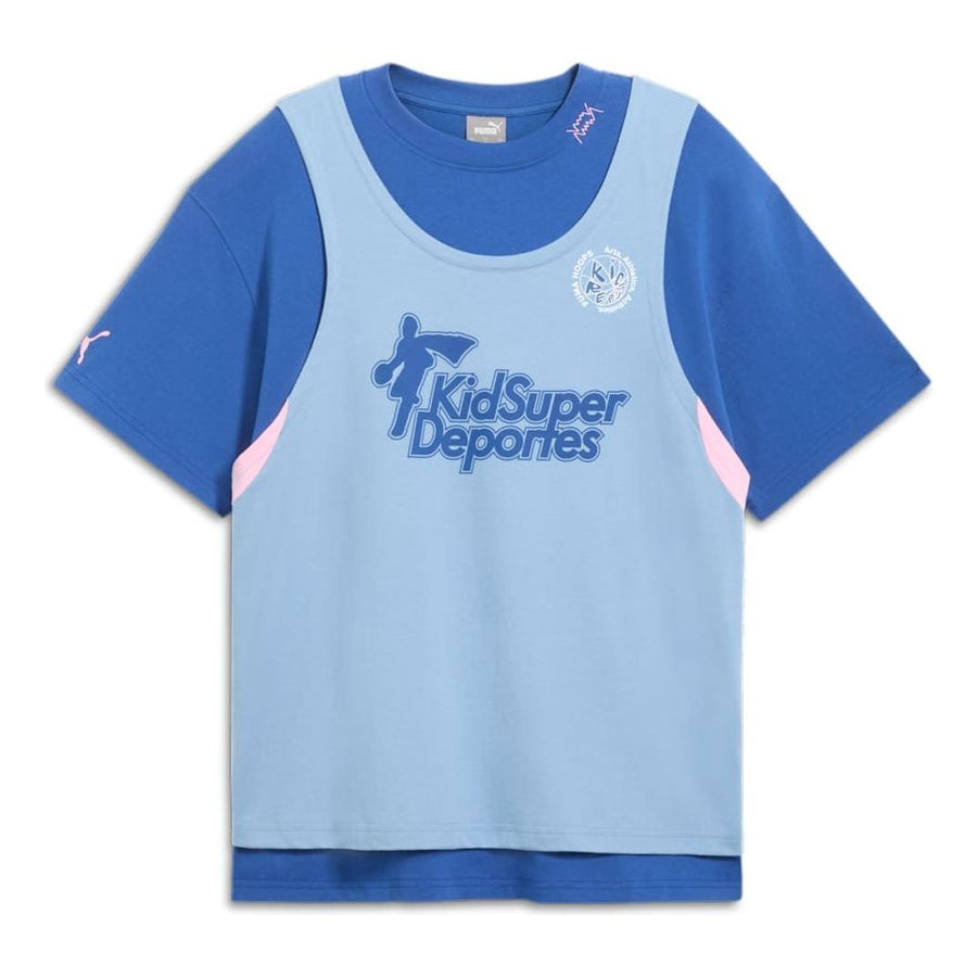 

Футболка PUMA x KidSuper Hoops T-shirt 'Clyde Royal', синий