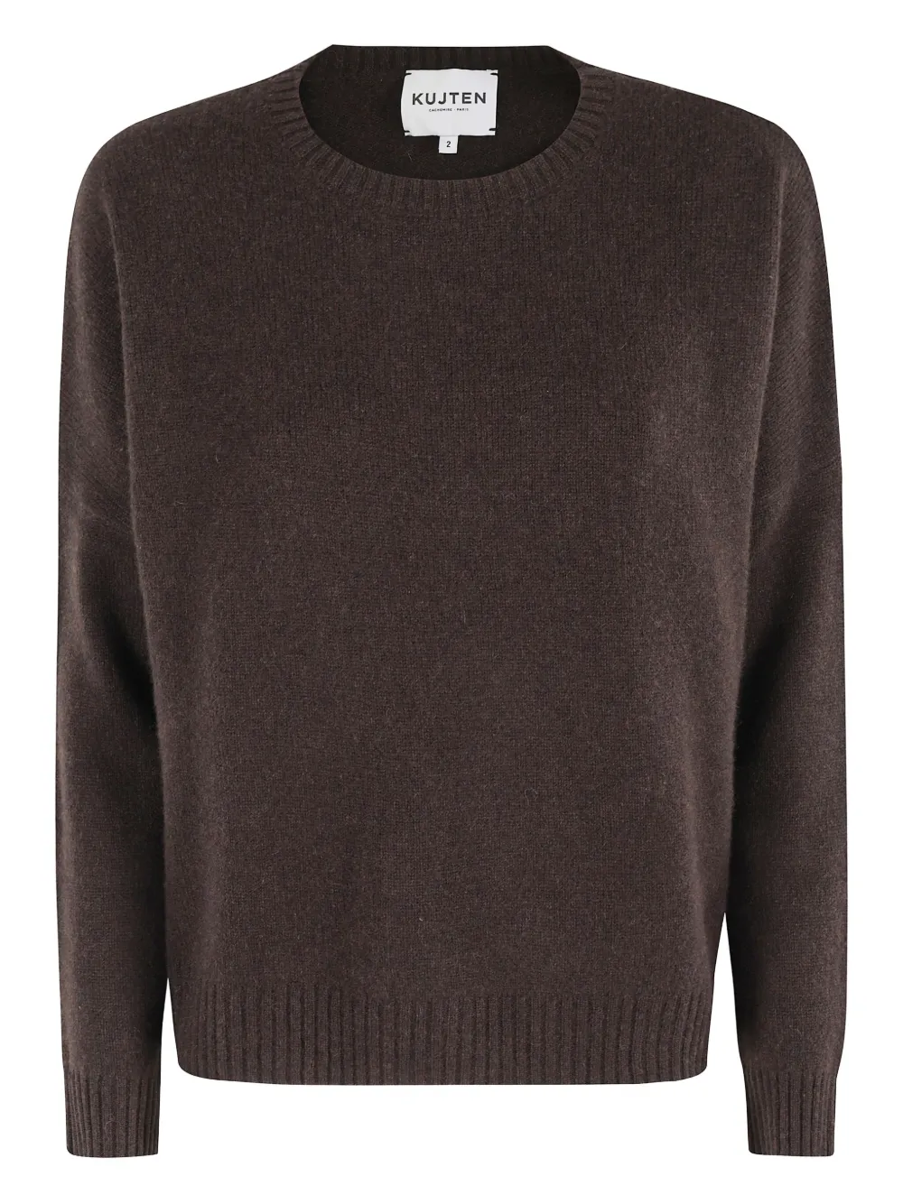 

Джемпер с круглым вырезом Kujten, коричневый