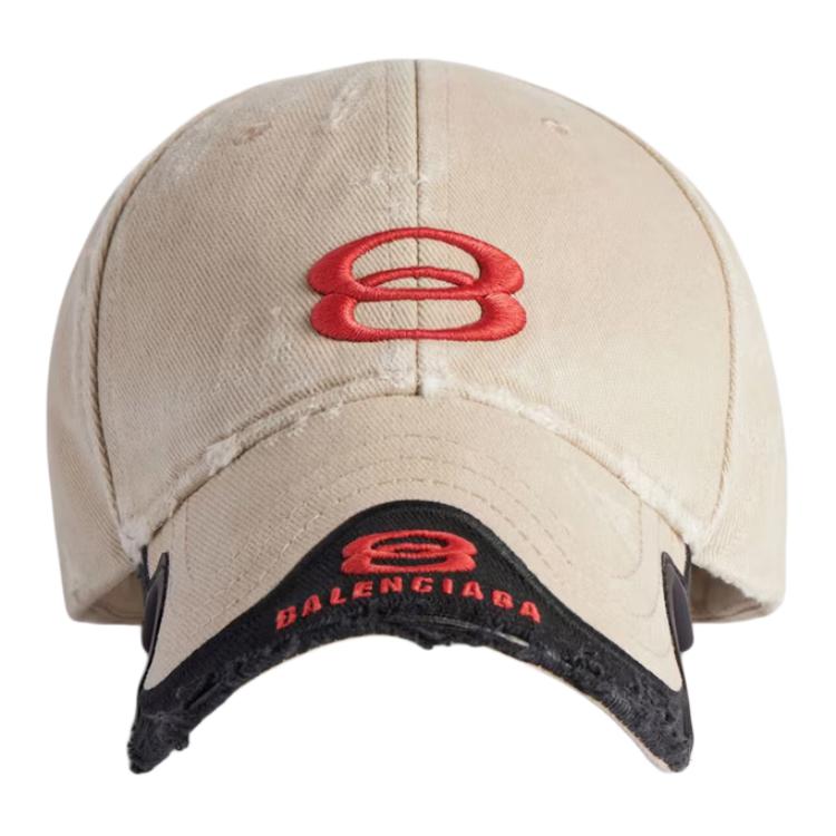 

Balenciaga Потрёпанная кепка Unity Sports Icon, Beige
