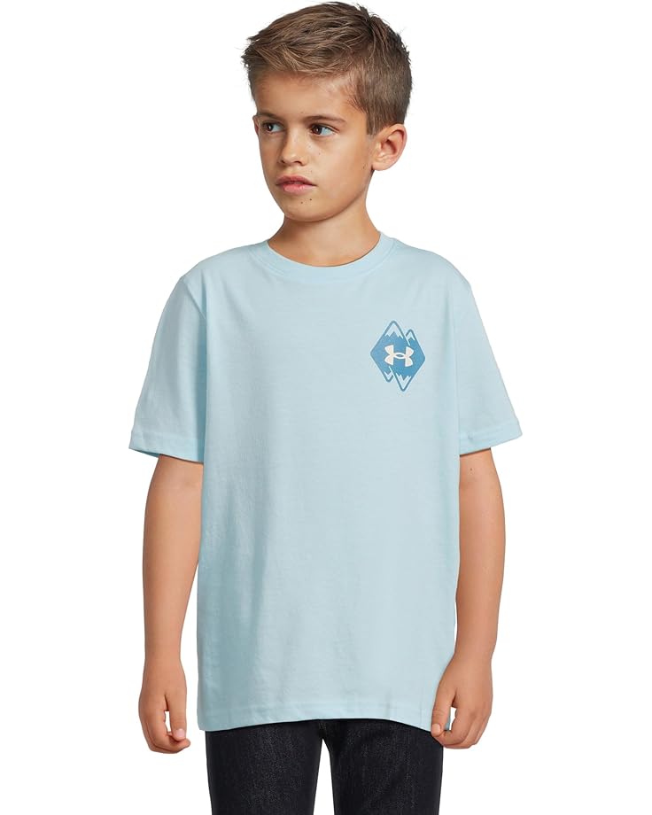 

Футболка Under Armour Kids Mountain Logo Tee, цвет Stream