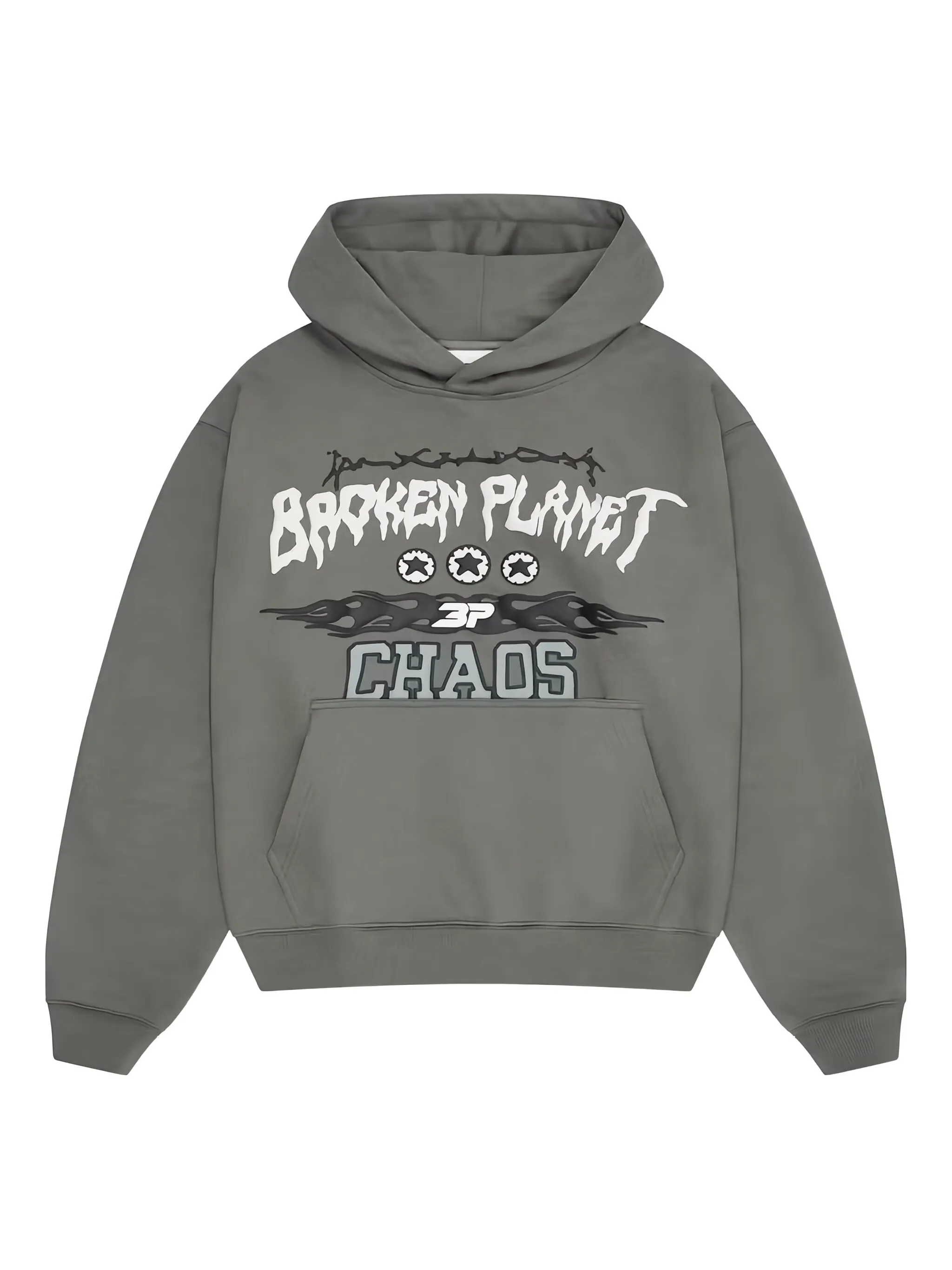 

Свитер Chaos с графичным принтом Broken Planet, серый