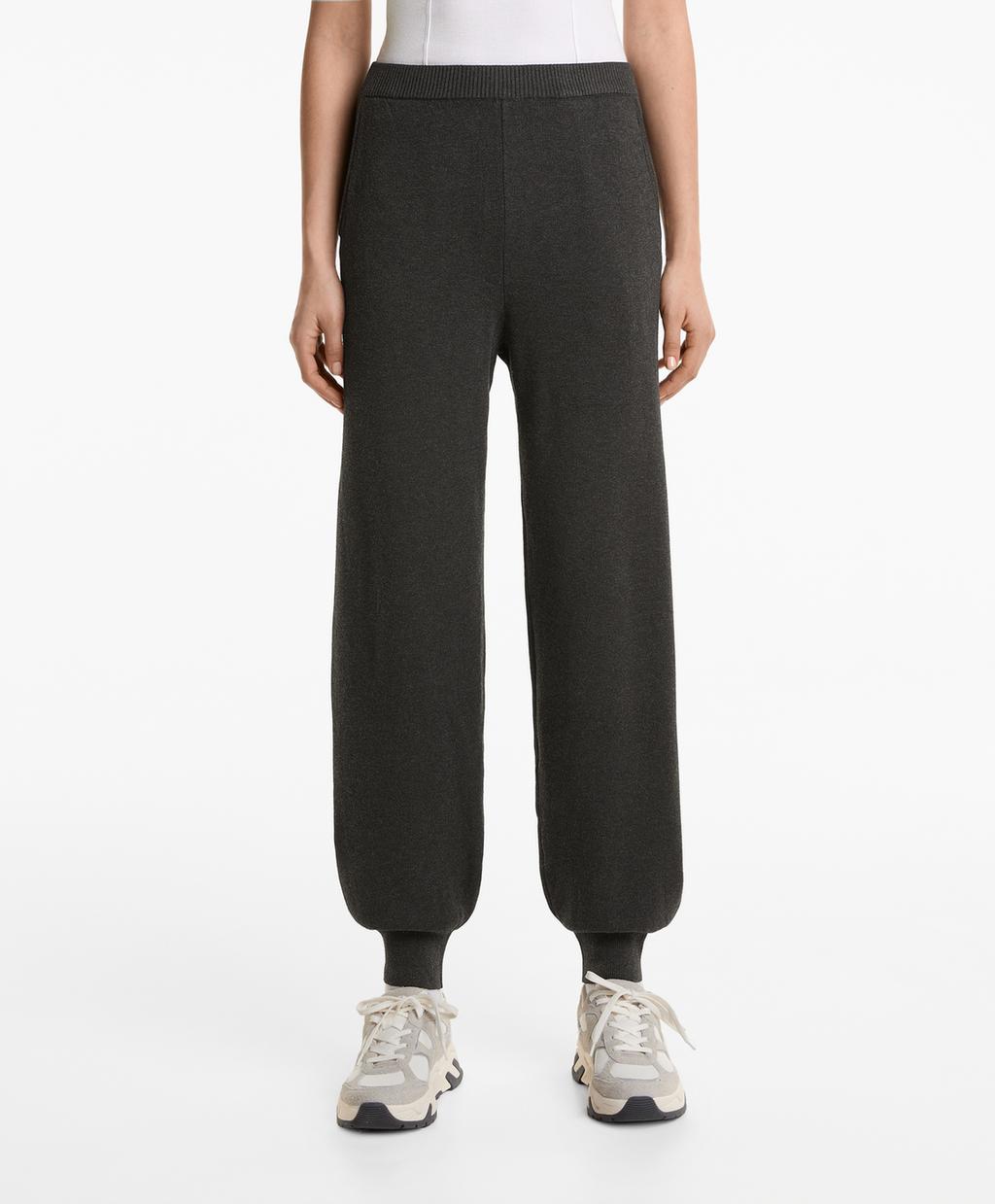 

Вязаные джоггеры Oysho, цвет Anthracite Melange