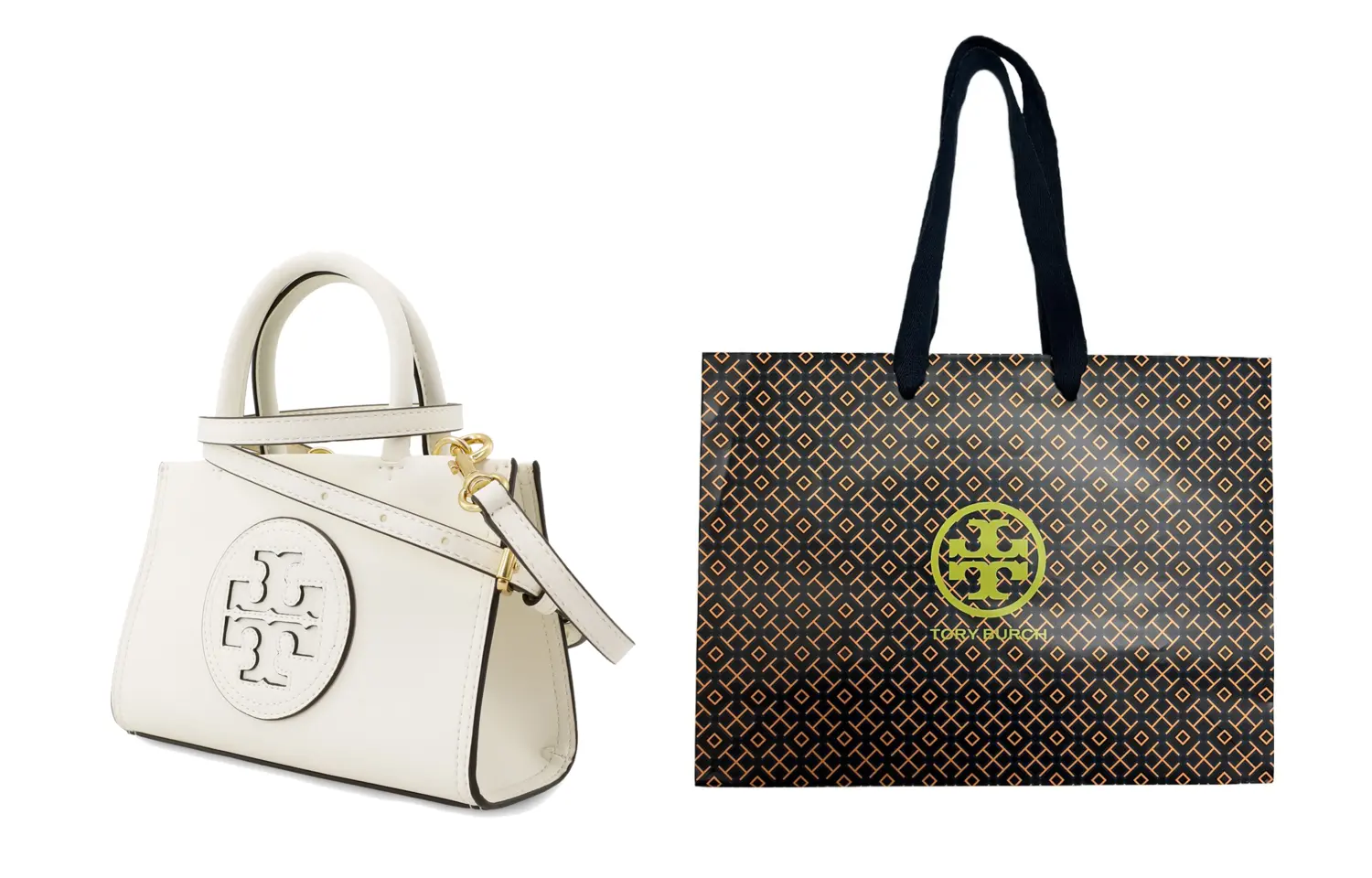 

TORY BURCH Элла Био Мини Сумка Тот белый