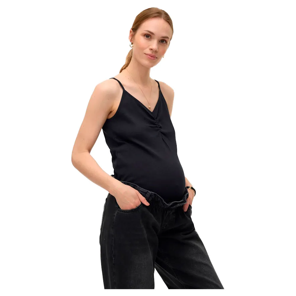 

Футболка Mamalicious Emily Strap sleeveless V neck, черный