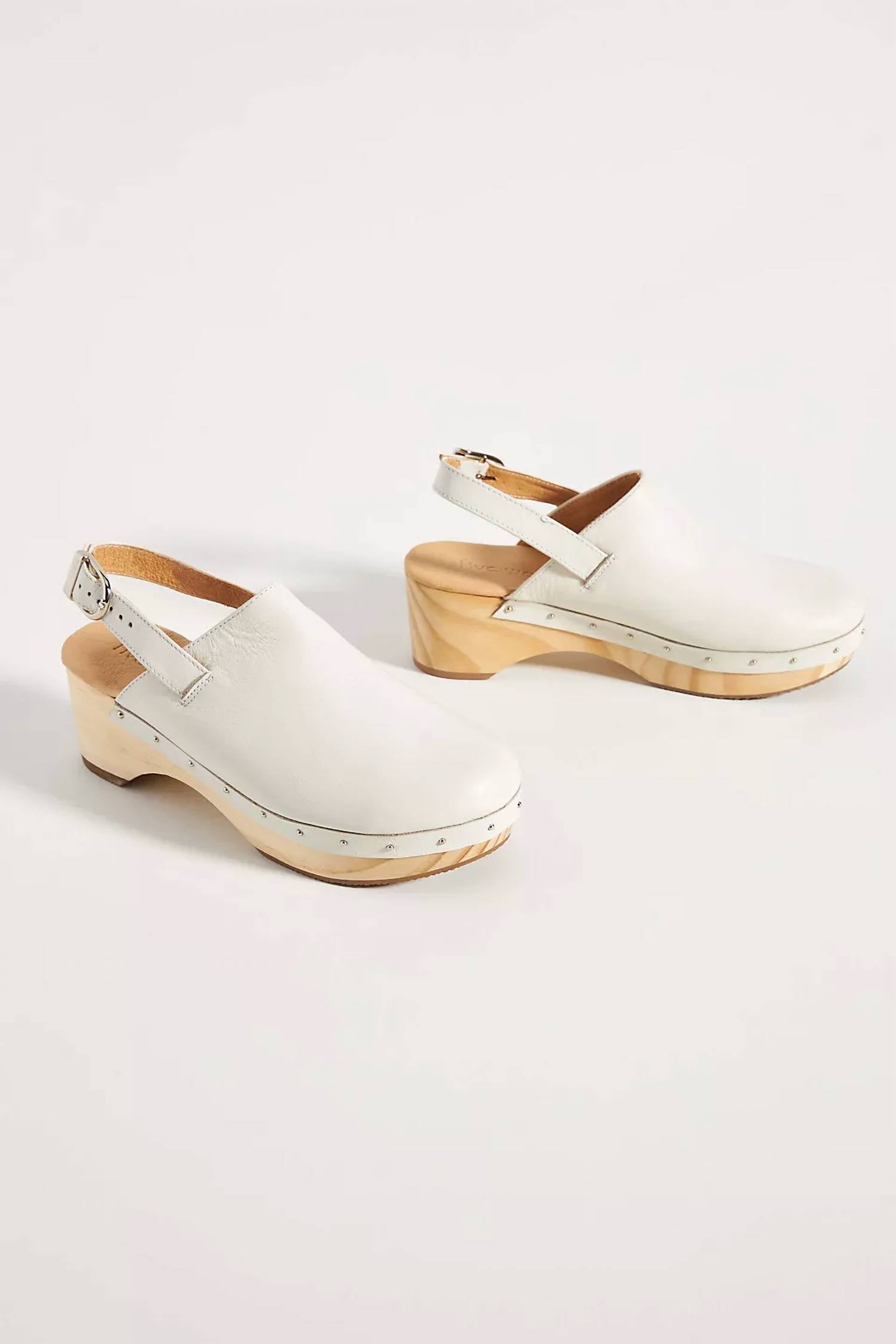 Женские слингбэк-клоги Zen из йогуртовой кожи CORDANI, Yogurt Leather — фото 4