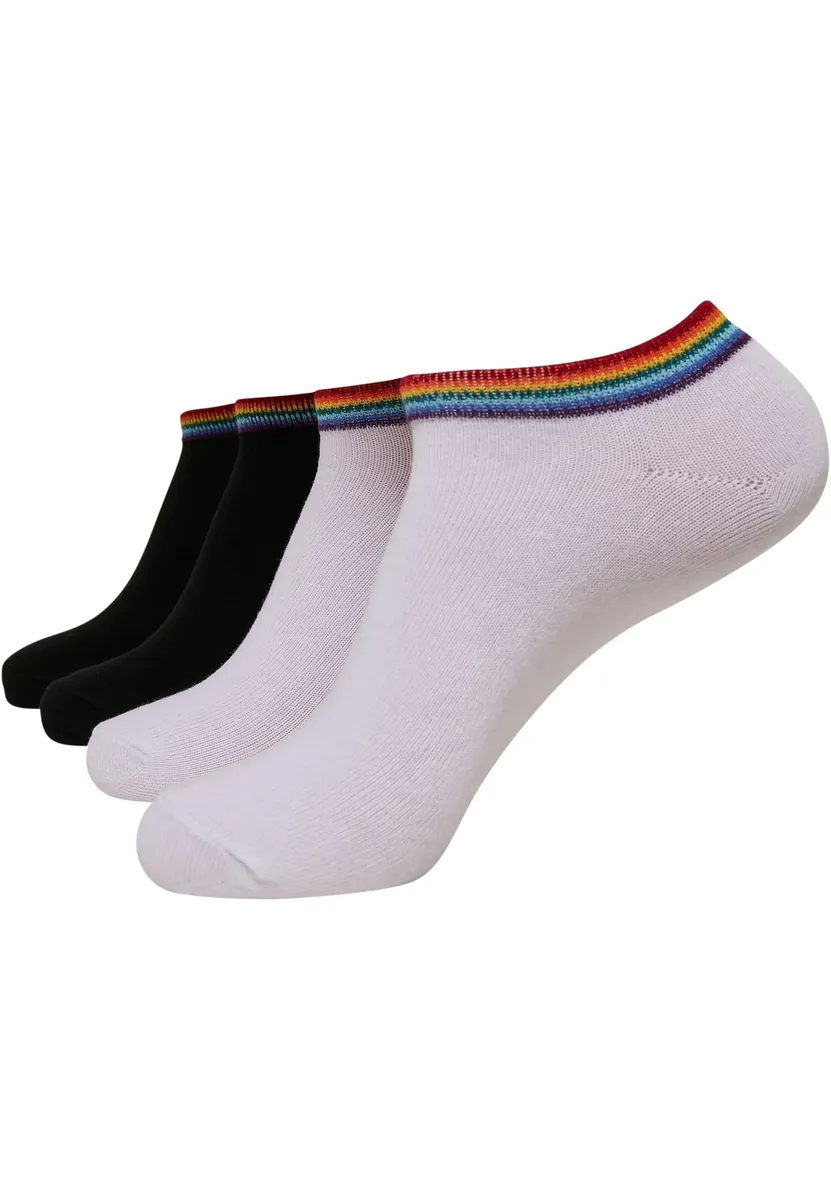 

Базовые носки URBAN CLASSICS " Urban Classics Unisex Rainbow Socks No Show 4-Pack" (1 пара), белый