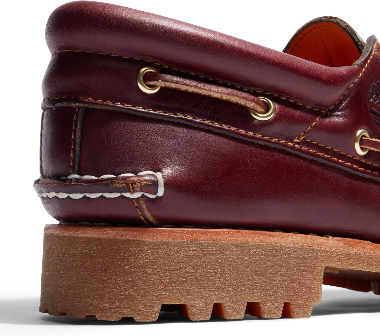 Мужские аутентичные лоферы Timberland с тремя люверсами, сшитые вручную, Burgundy — фото 3