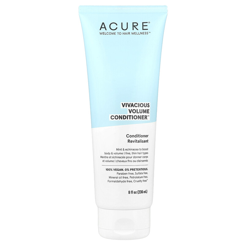 

ACURE, Vivacious Volume Conditioner , кондиционер для тонких волос, для тонких волос, мята и эхинацея, 236 мл (8 жидк. Унций)