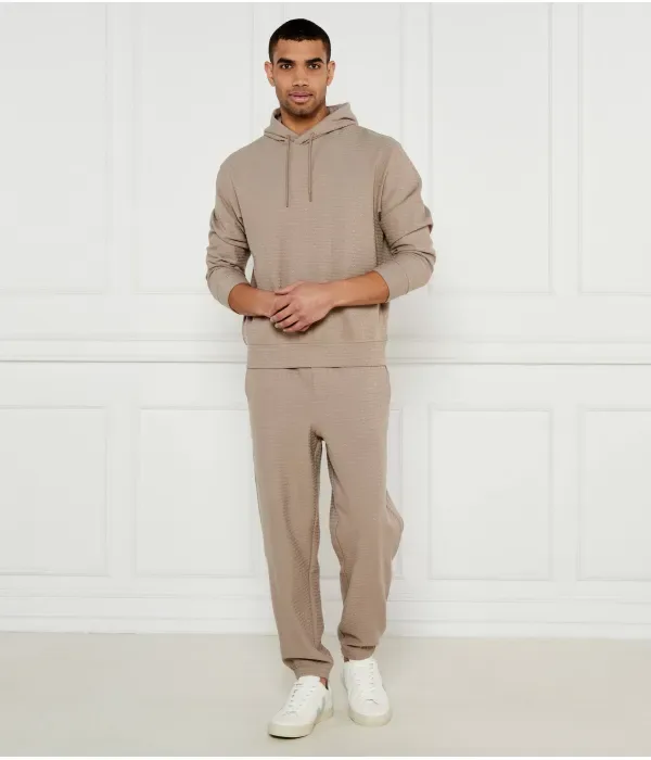 Толстовка regular fit Emporio Armani, бежевый — фото 2