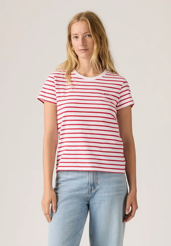 Футболка с идеальным принтом Levi'S, Bright White/Urban Red — фото 2