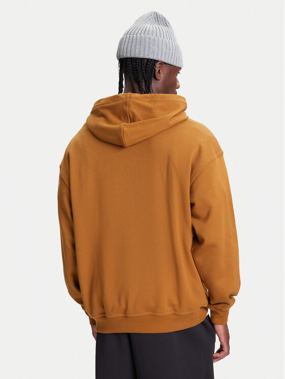 Свободный крой толстовка Wabash JW0167 Adidas, коричневый — фото 3
