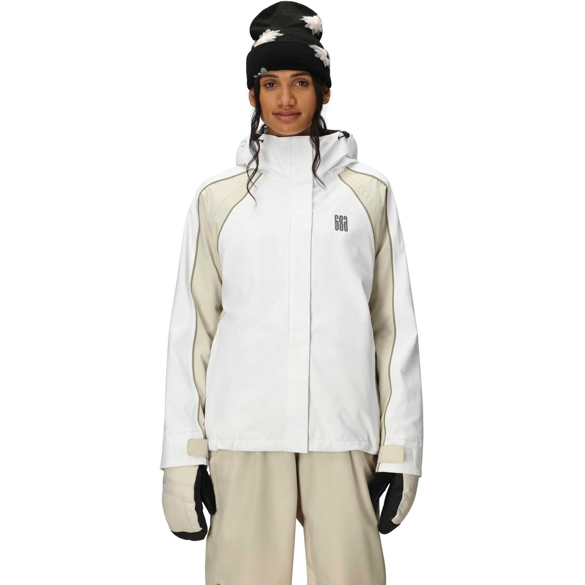 

Женская зимняя куртка Hologram Shell 686, White Colorblock