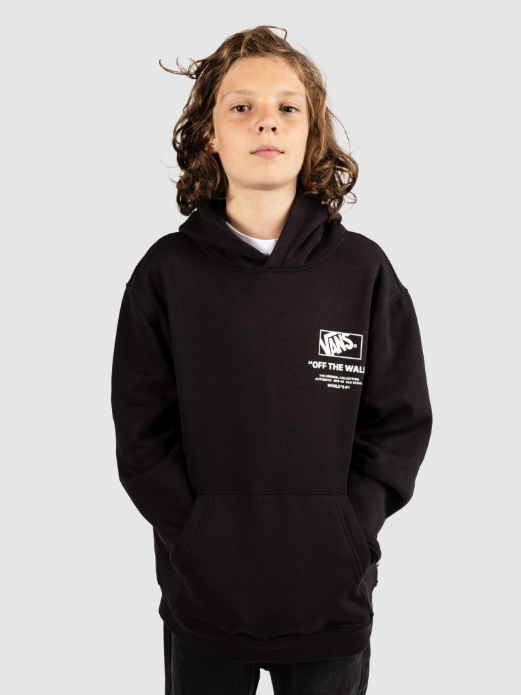 Толстовка Vans Stockpile Kids Hoodie, black — фото 4
