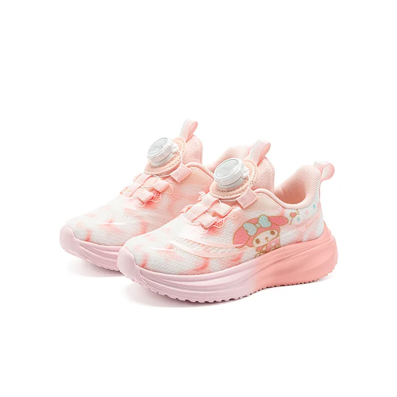 Детские кроссовки Hello Kitty с амортизацией, износостойкие, дышащие, низкие, унисекс Sanrio, Nude Pink-My Melody — фото 4