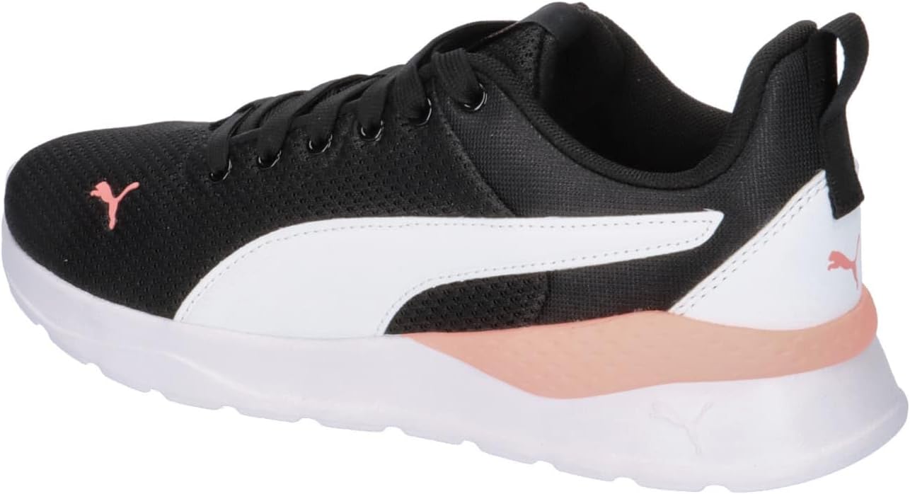 Кроссовки PUMA St Runner унисекс на застежке-липучке, белый/черный/персиковый — фото 3