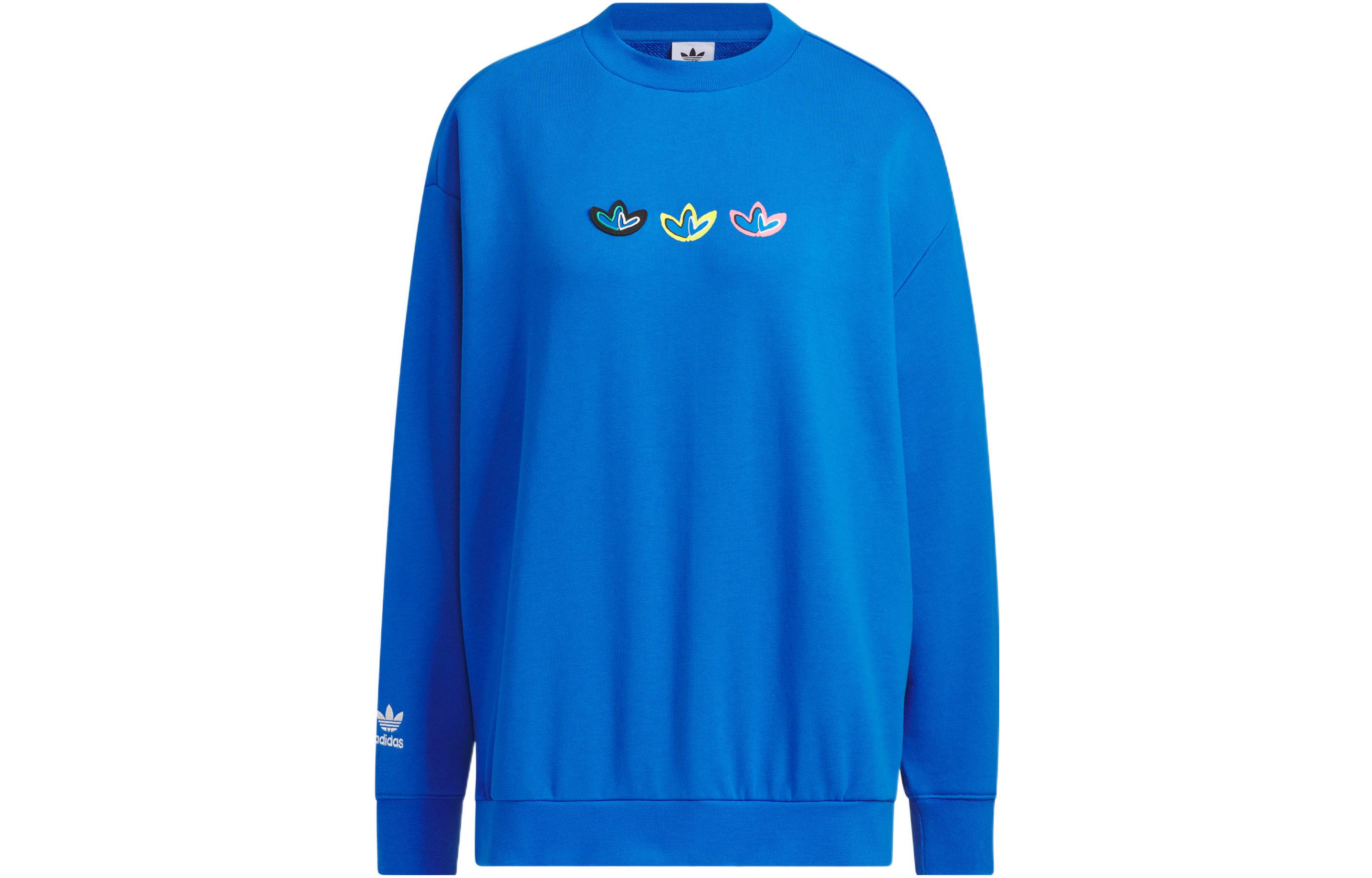 

Adidas Originals Женская толстовка ко Дню святого Валентина с птичьими перьями синего цвета