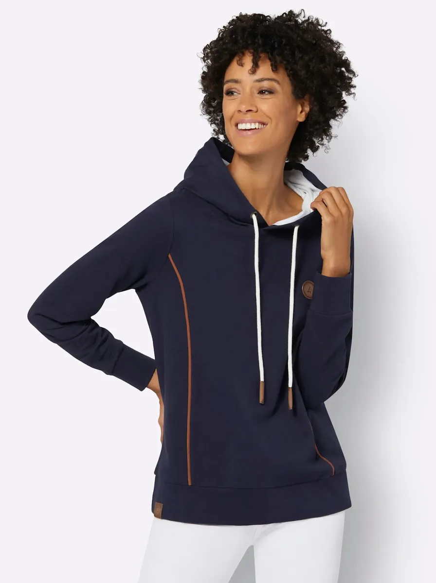 

Толстовка в стиле casual Casual Looks, цвет морской волны