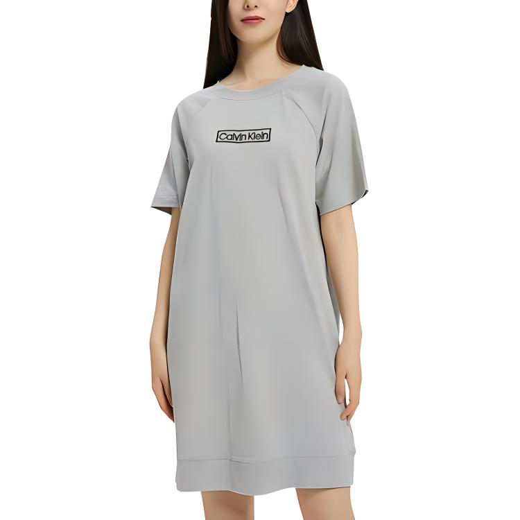 

Calvin Klein CK/ Женское платье с короткими рукавами, цвет кокосово-серый