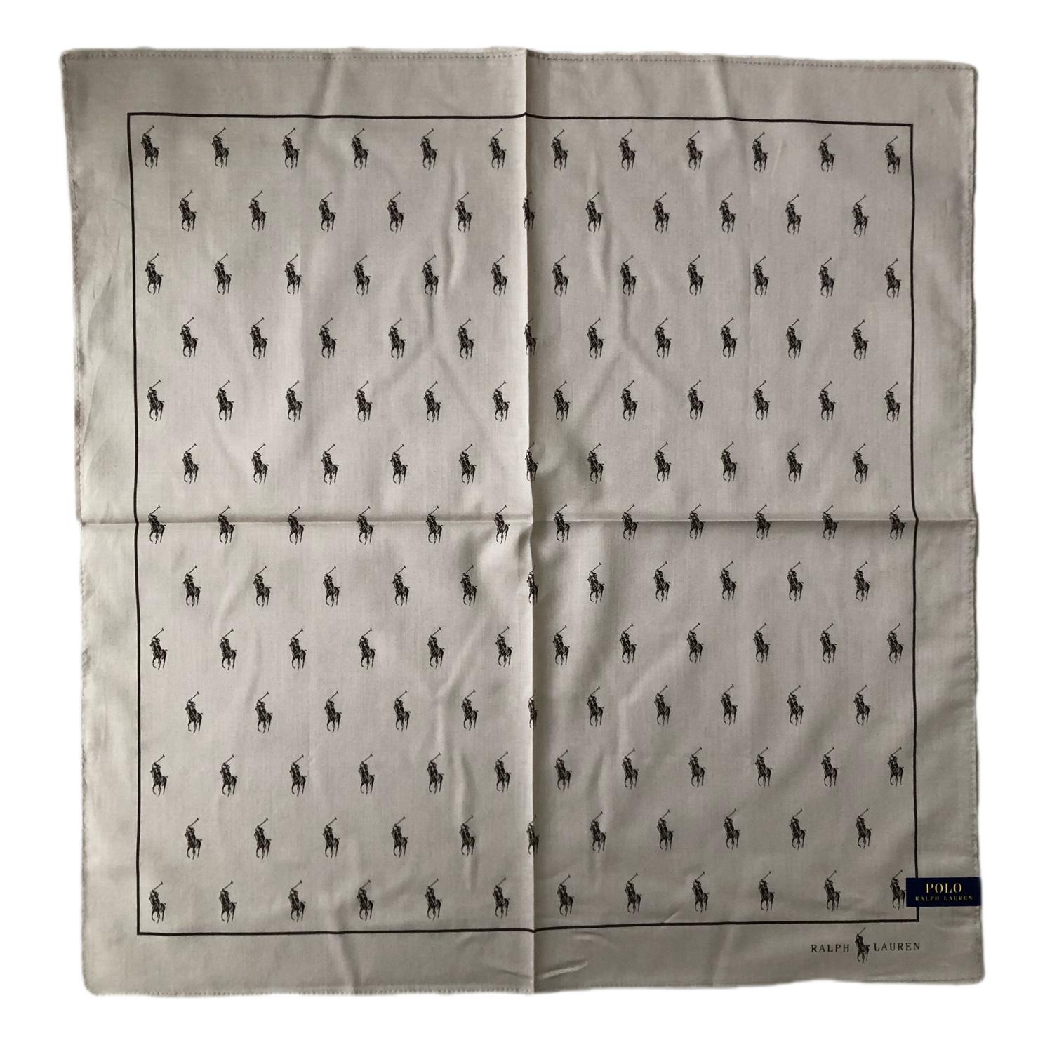

Polo Ralph Lauren Шёлковый шарф унисекс белый, White