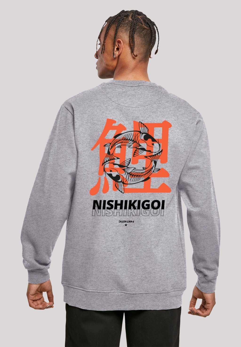 

Толстовка NISHIKIGOI KOI JAPAN GRAFIK F4NT4STIC, серый