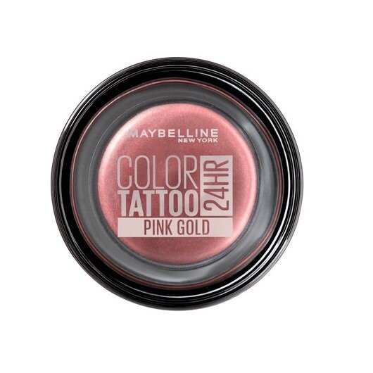 

Кремовые тени для век 65 розового золота, 4 г Maybelline, Color Tattoo 24HR, розовый