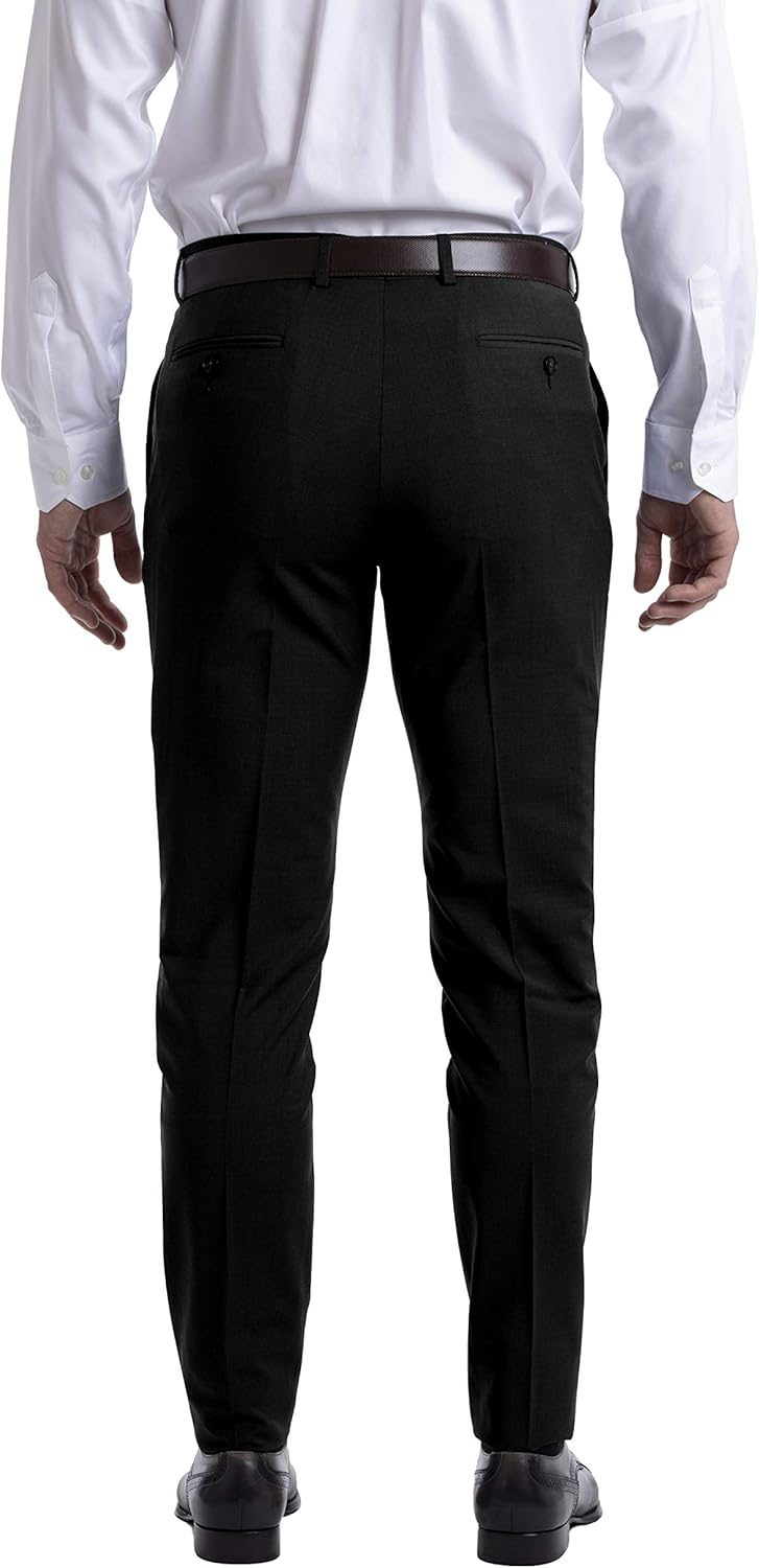 Мужской костюм Calvin Klein Premium Skinny Fit, отдельные детали | Эластичная ткань, Black — фото 3