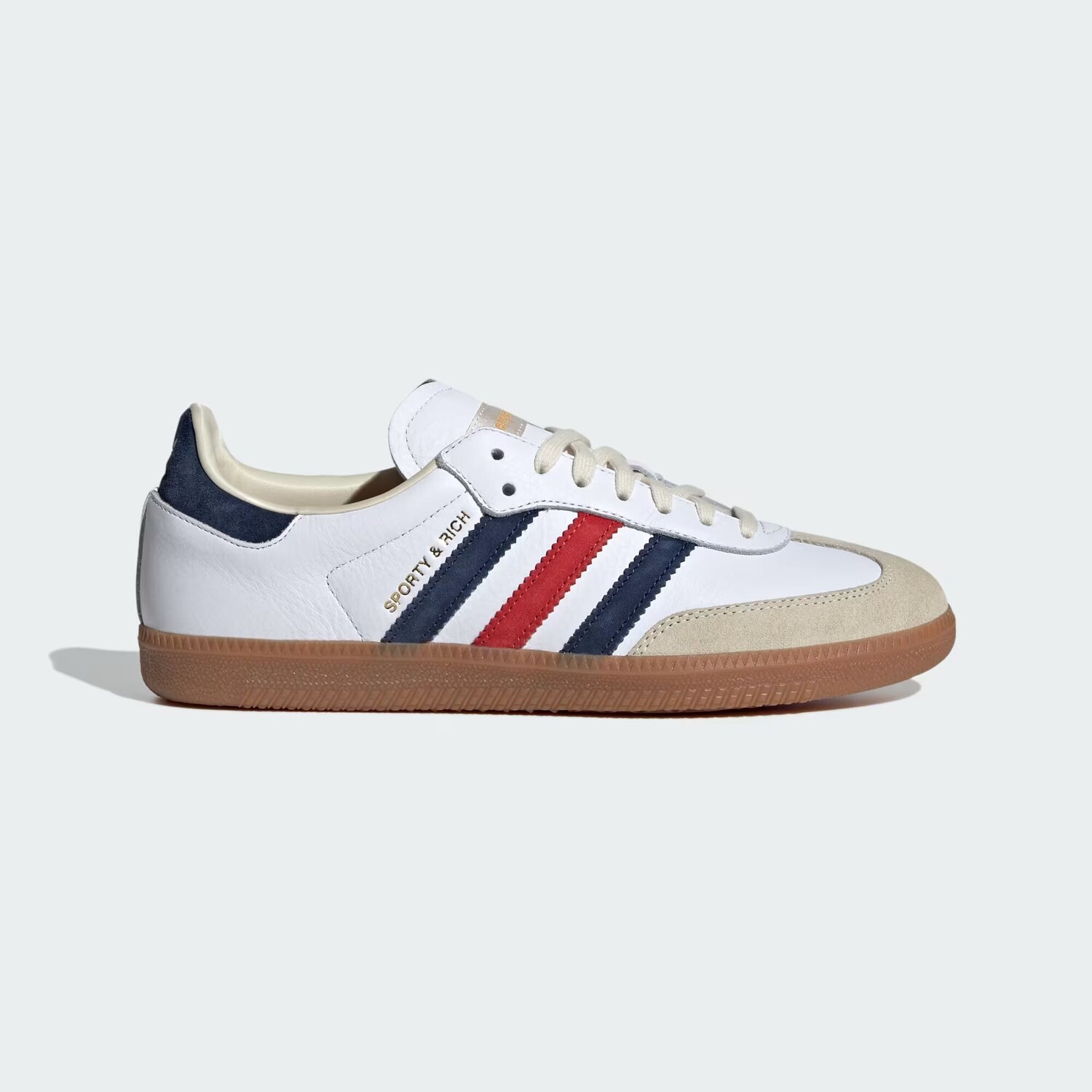 

Кроссовки Samba OG Adidas, цвет Cloud White/Night Indigo/Collegiate Red