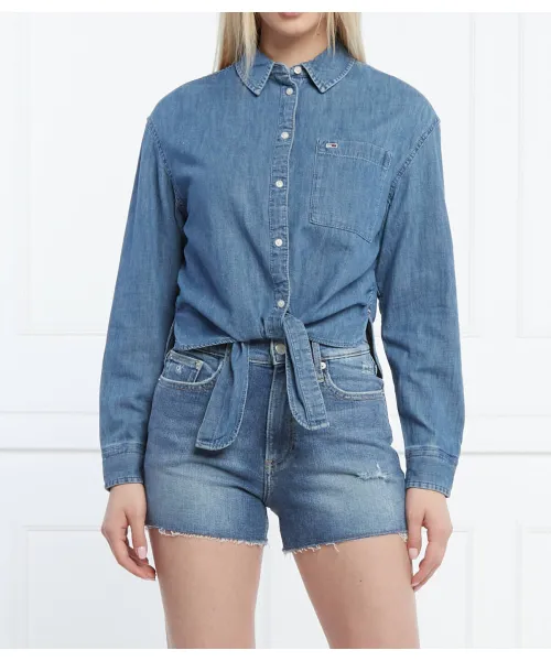 

Рубашка Regular fit Tommy Jeans, синий