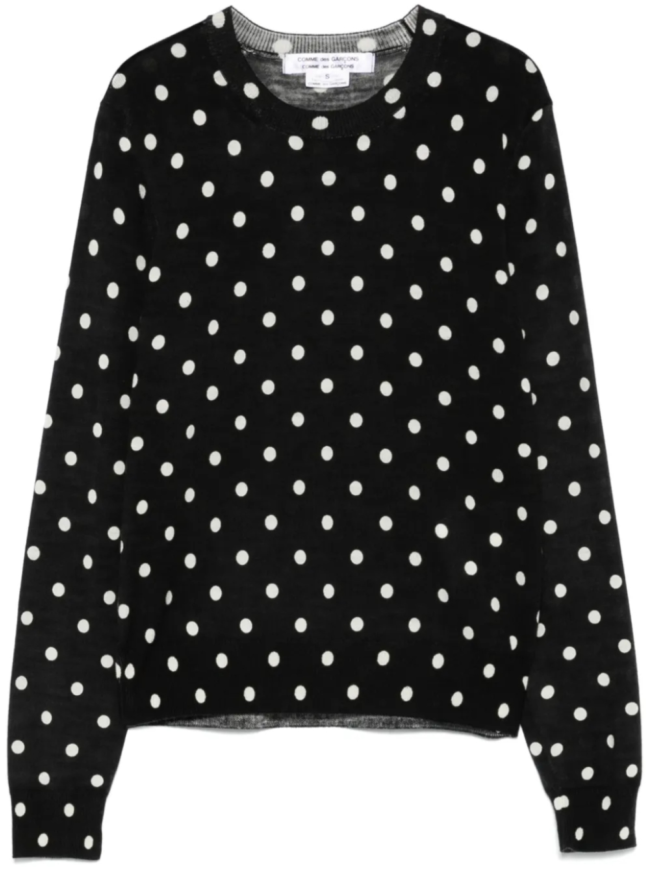 

Comme Des Garçons Comme Des Garçons свитер в горох, черный