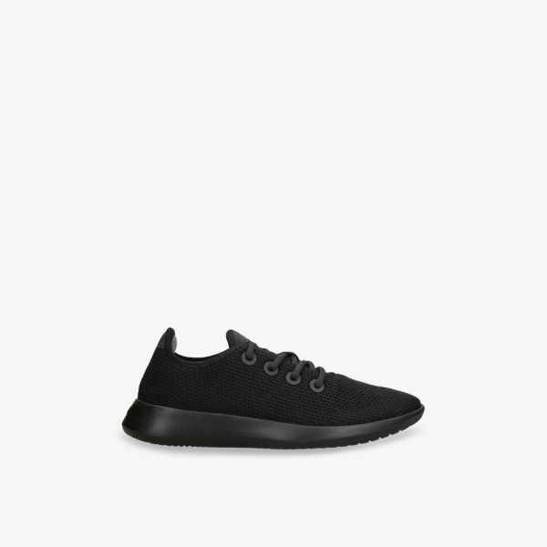 Кроссовки Allbirds Tree Runner Woven с низким верхом, черный