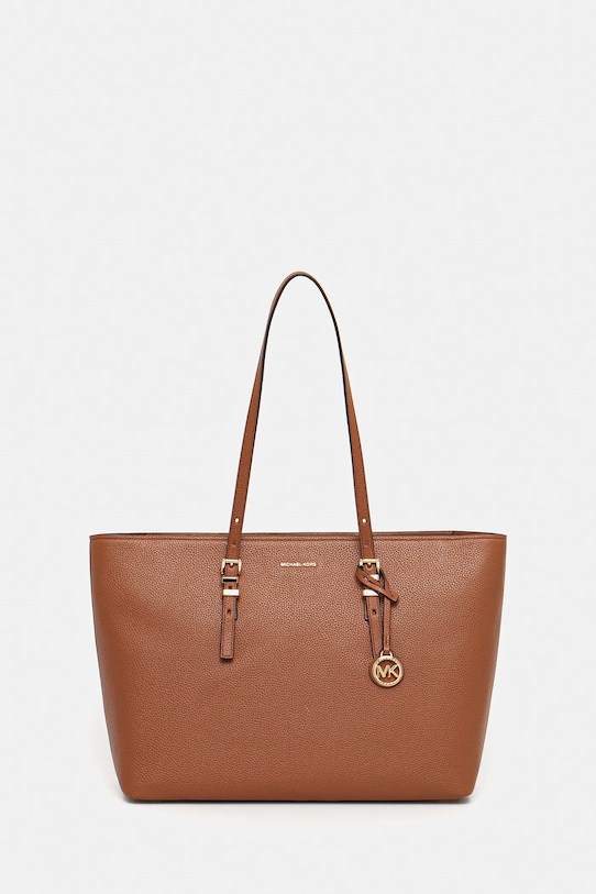 

Кожаная сумка Quinn Michael Michael Kors, коричневый