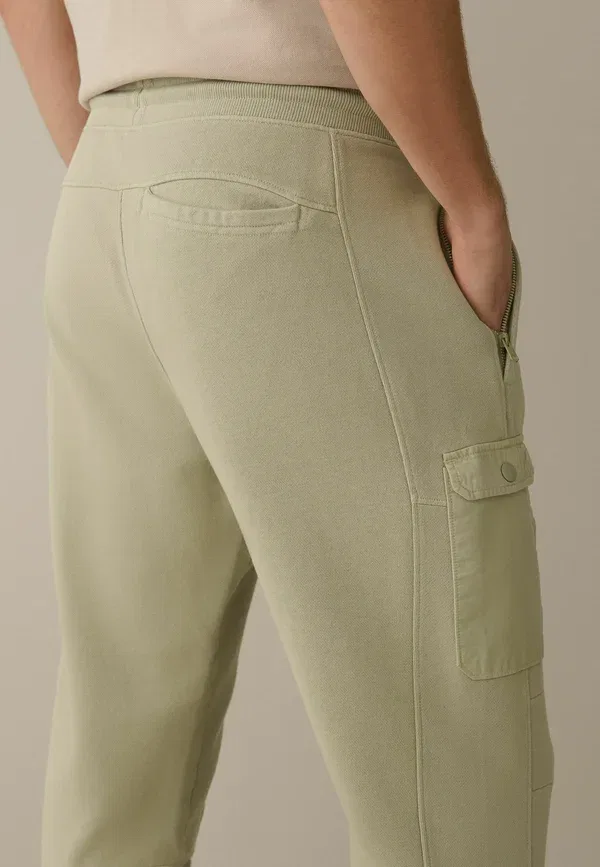 Брюки карго Slim fit utility loopback slim joggers Next, цвет шалфейно-зеленый — фото 2
