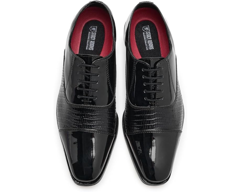 Мужские оксфорды Stacy Adams Razzeto Cap Toe, Black — фото 2