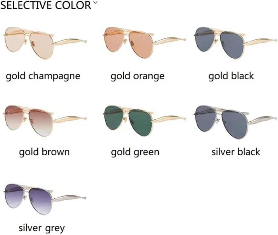 

Солнцезащитные очки для мужчин и женщин - защита UV400 - большая оправа с градиентными линзами для занятий спортом на открытом воздухе и вождения DSVIGF, Gold Black