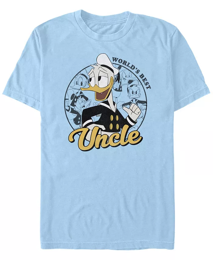 

Мужская футболка с коротким рукавом Duck Tales Donald Duck Uncle Fifth Sun, синий
