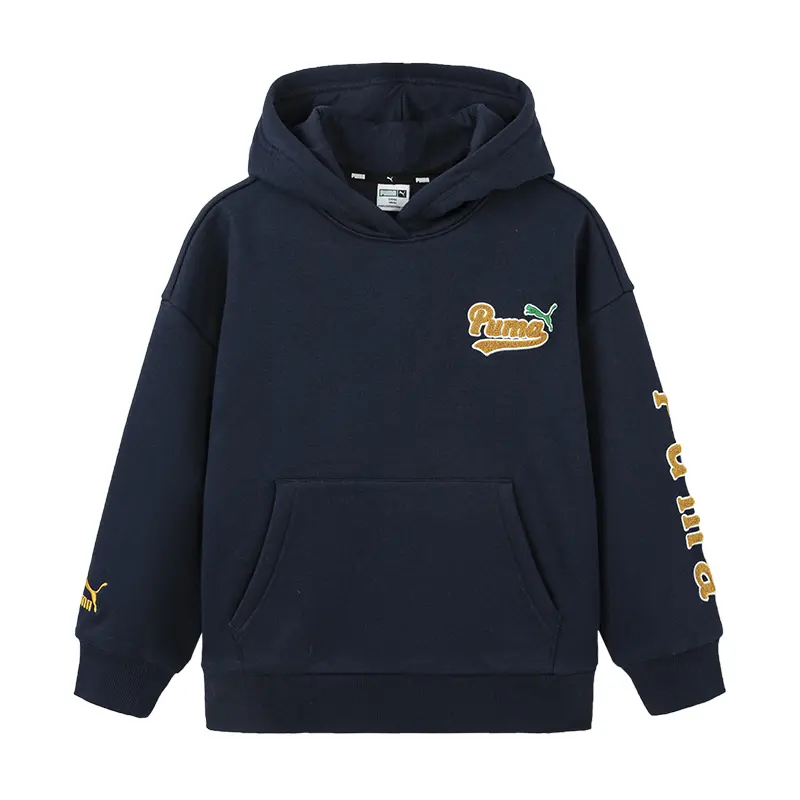 

PUMA Свитшот Sportstyle Series WISETHERMA HOODIE FL B Dark Blue детский