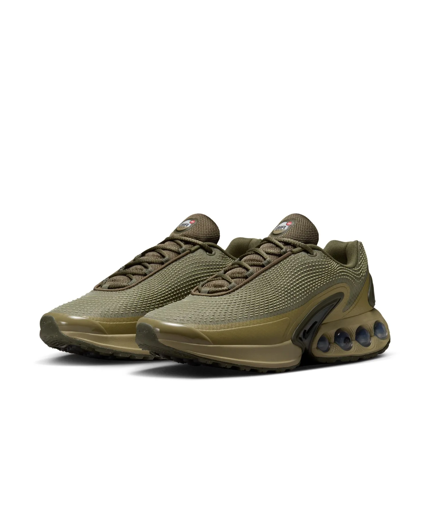 Мужские кроссовки Nike AIR MAX DN оливковые с динамической системой AIR