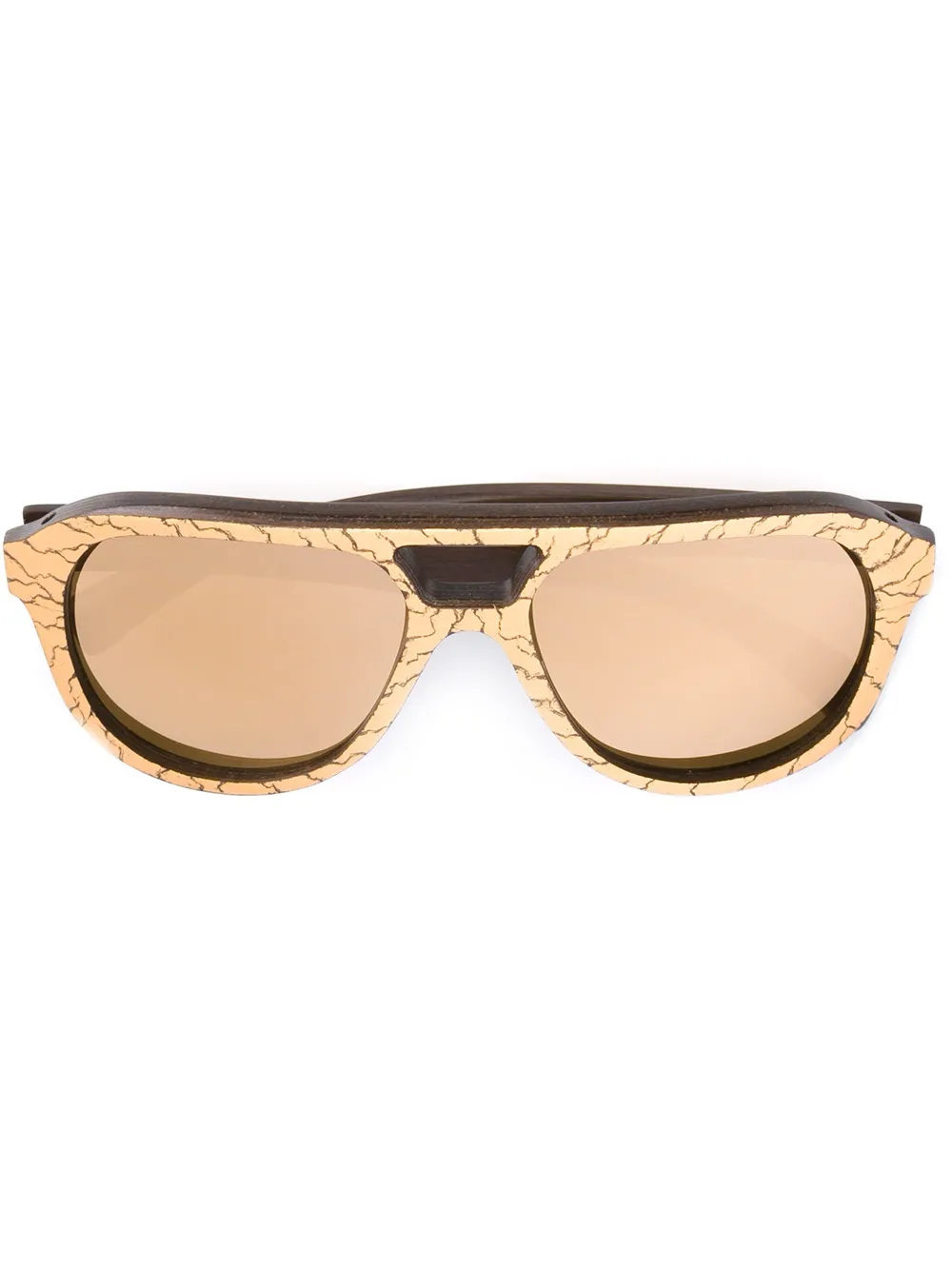 

Солнцезащитные очки 'Copa' Gold And Wood, металлик