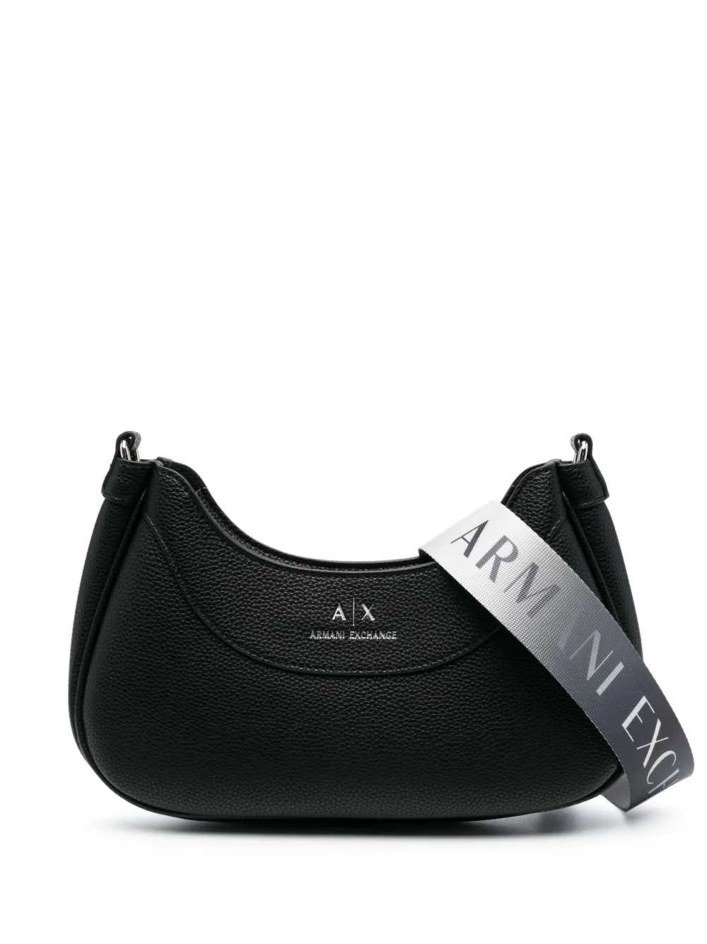 

Сумка через плечо с тисненым логотипом Armani Exchange, черный