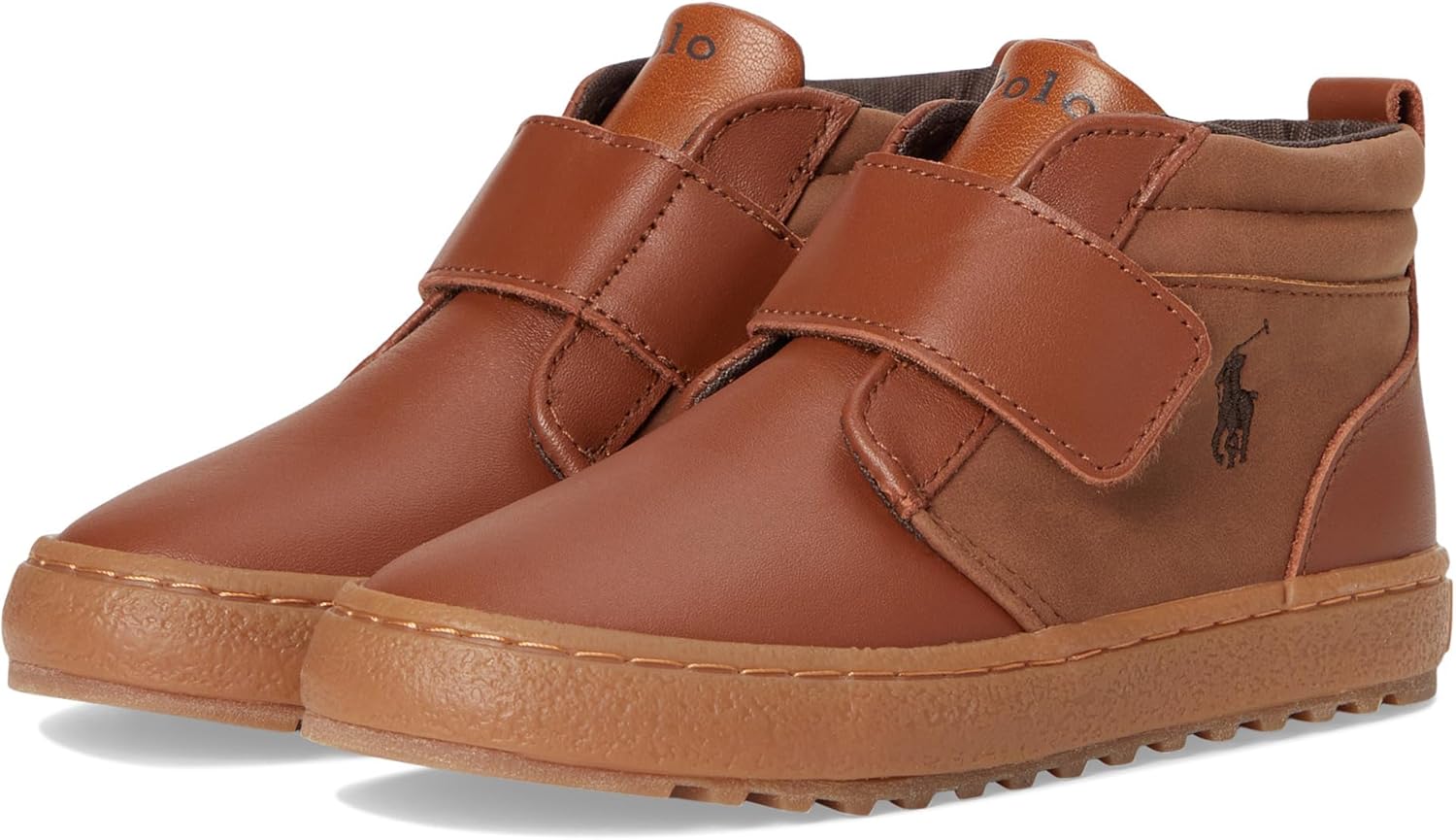 

POLO RALPH LAUREN mens Camdyn Ez (Toddler), Tan/Brown