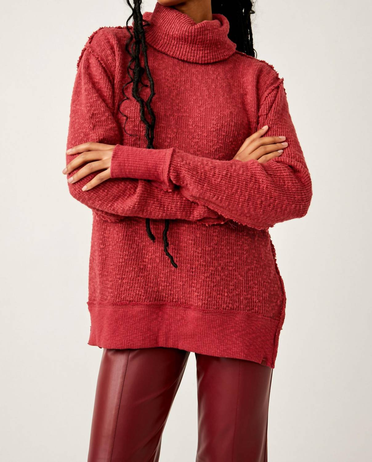 

Водолазка Tommy цвета Blended Berry Free People