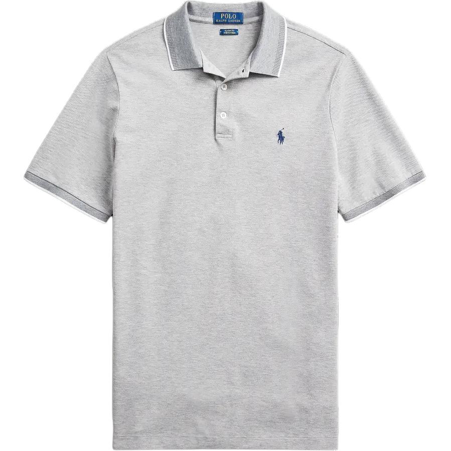 

Поло мужское heather gray Polo Ralph Lauren, серый