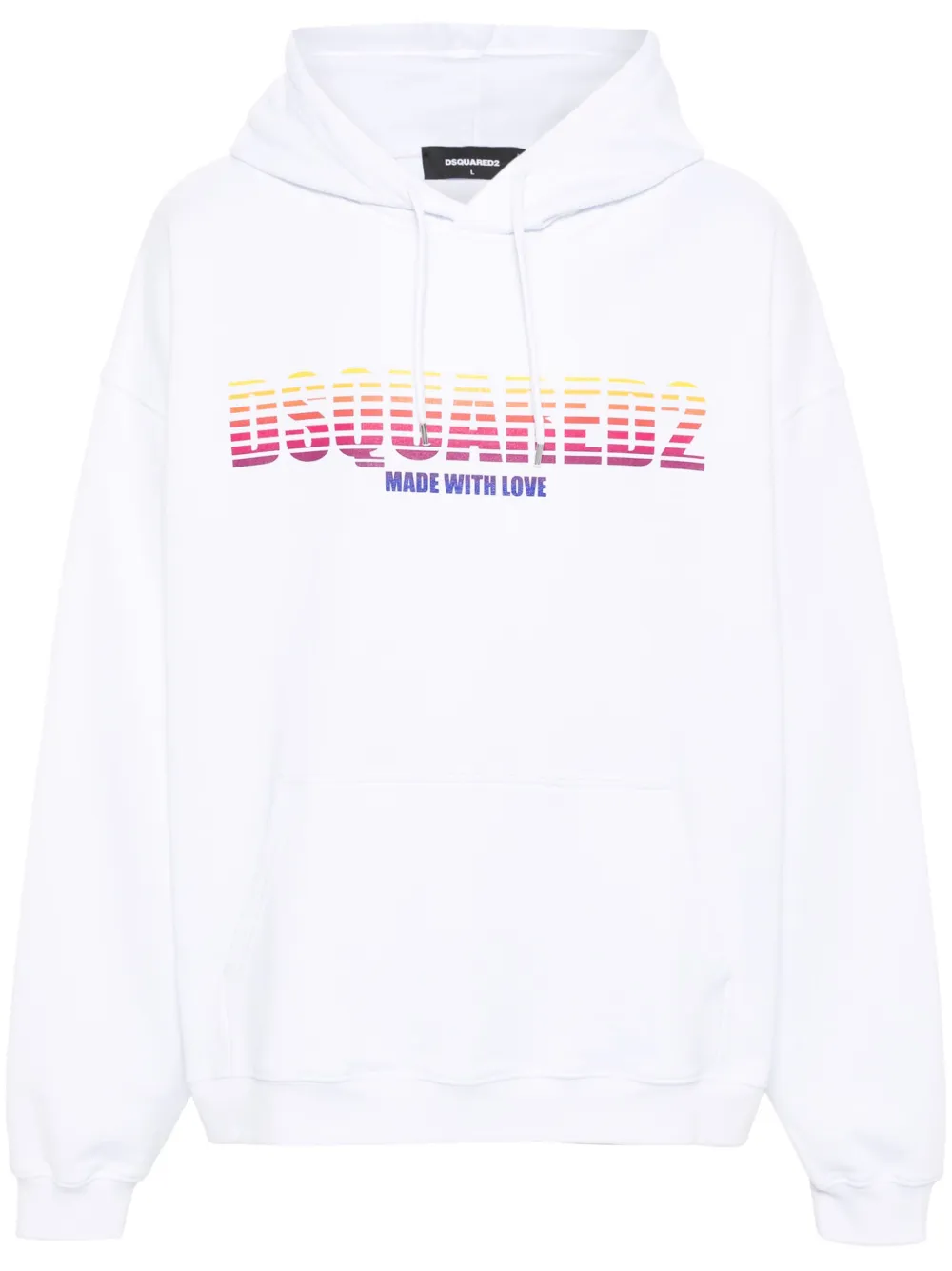 

Худи с логотипом DSQUARED2, белый