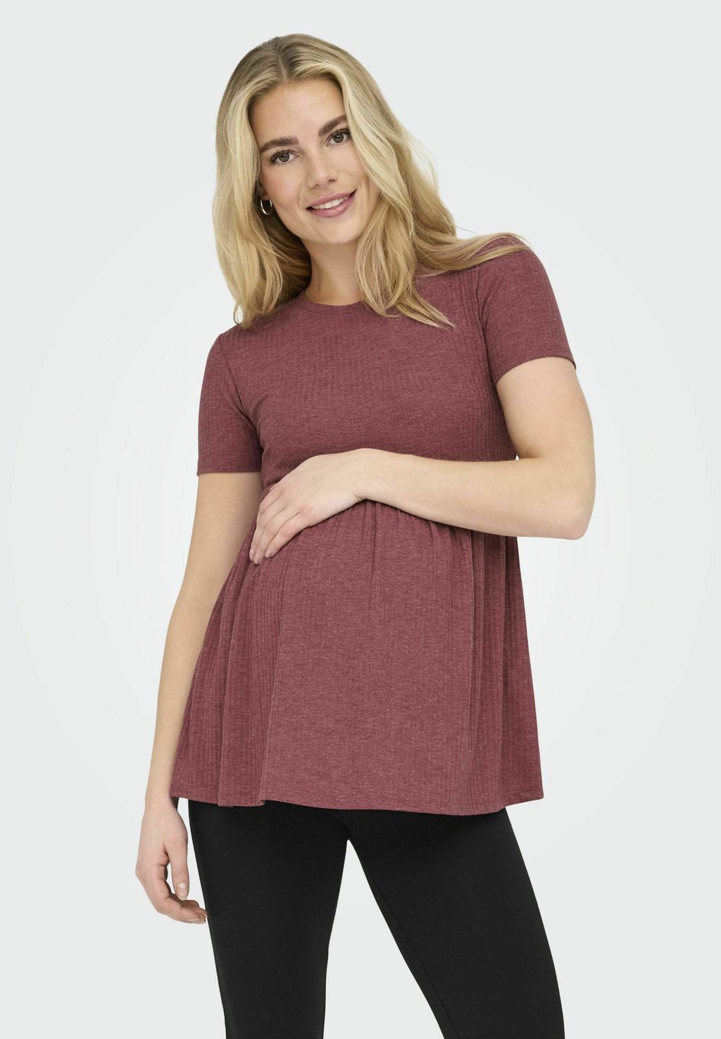

Базовая футболка OLMMALAYA ONLY MATERNITY, цвет Rose Brown