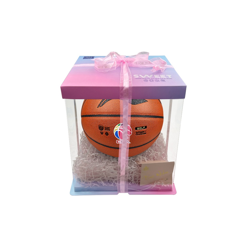 

LINING Коллекция CBA LBQK857 1 PU баскетбольный мяч коричневый размер 7 тренировочный unisex