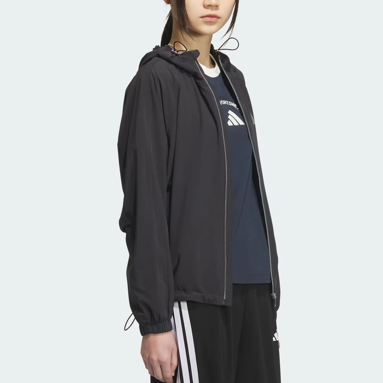 Adidas Женская курска на каждый день, Black — фото 4