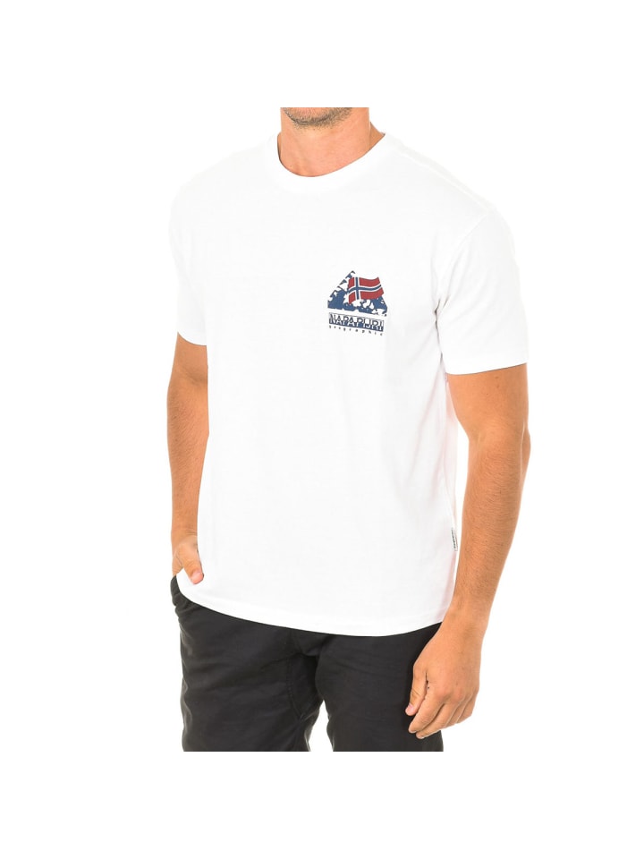 

Рубашка белого цвета Napapijri