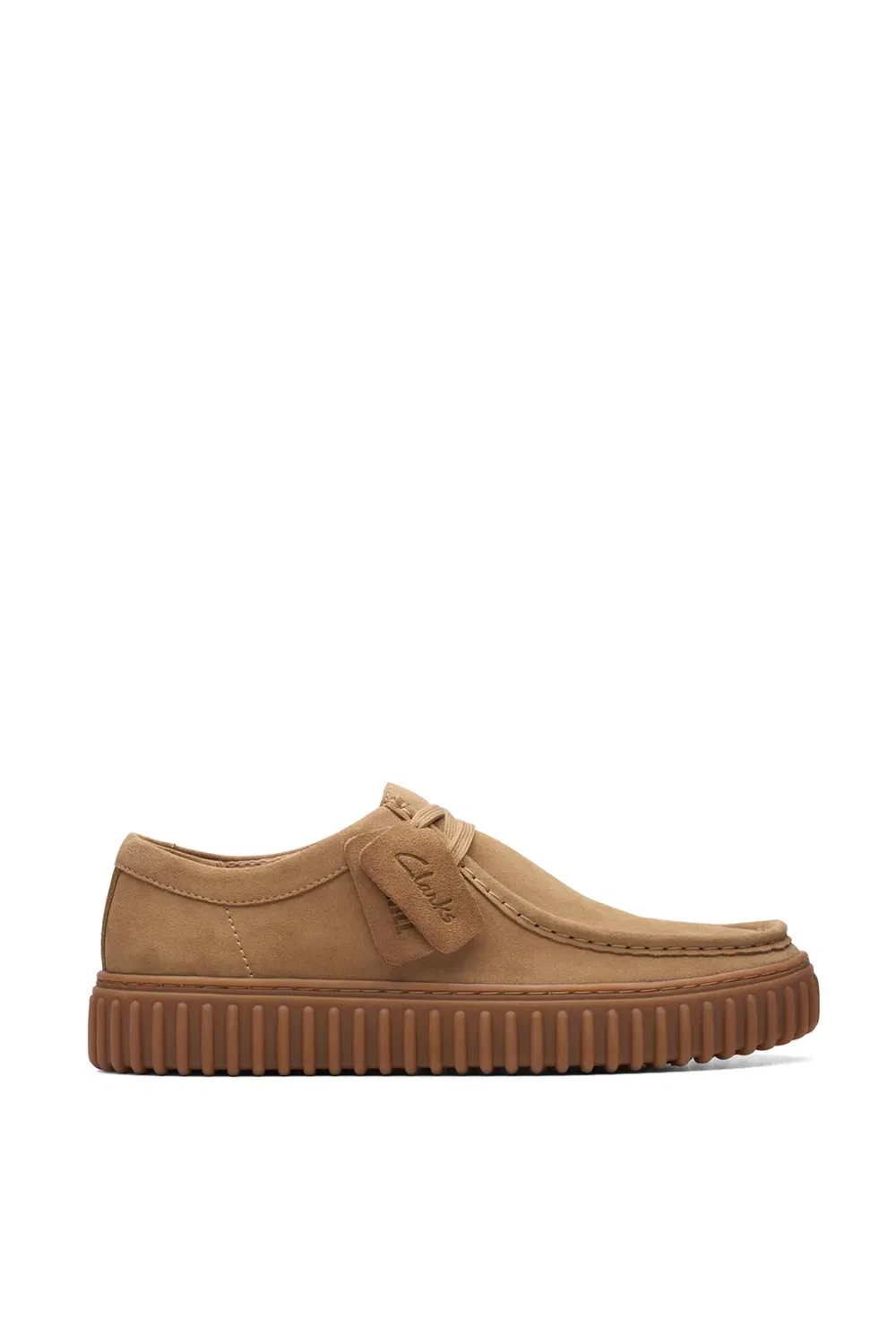 Ботинки Torhill Lo на шнуровке из замши Clarks Debenhams, бежевый